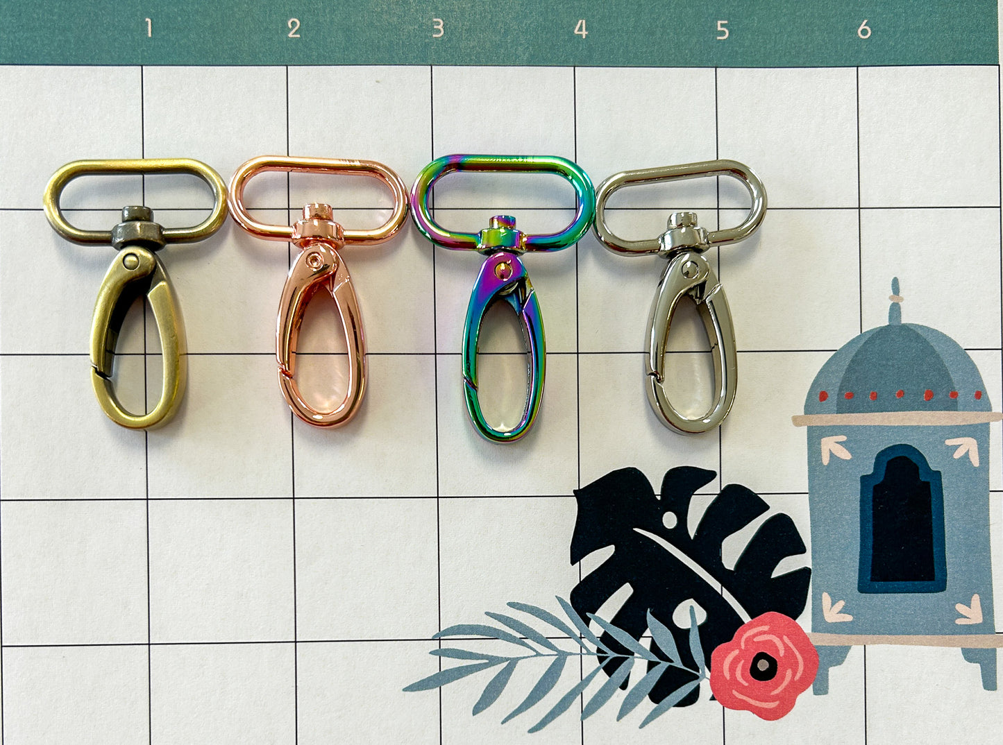 Swivel Snap Hook 1" (25mm) Pack of 2