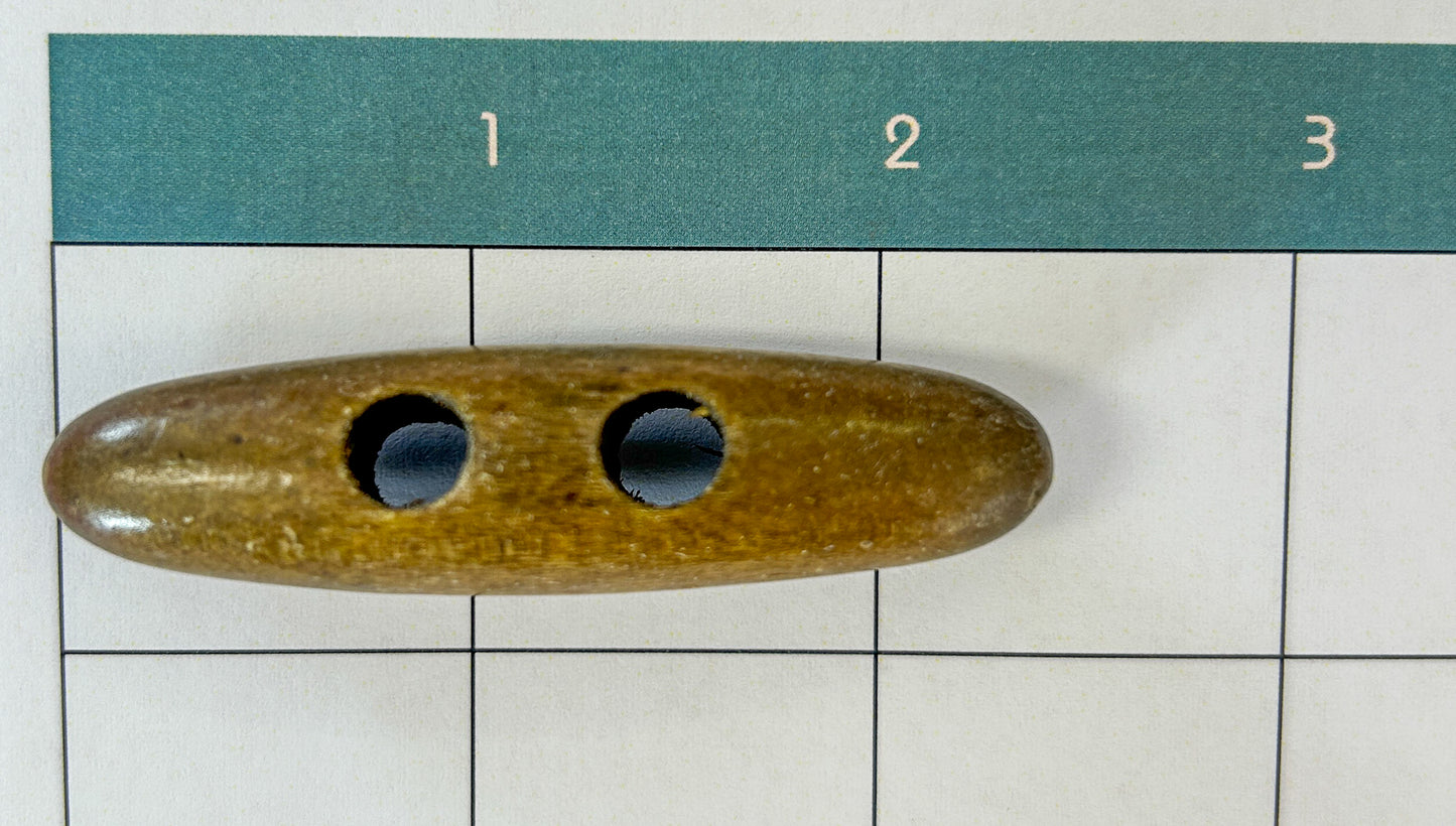 Wooden Toggle Large Rounded Ends