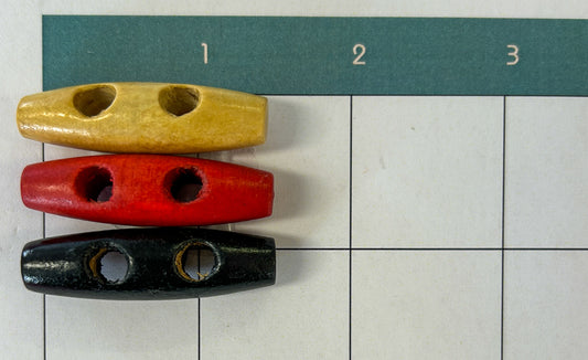 Wooden Toggle - Rounded Medium