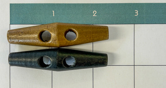 Wooden Toggle Large Tapered Ends