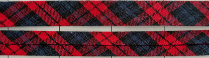 Tartan Bias Binding 12mm
