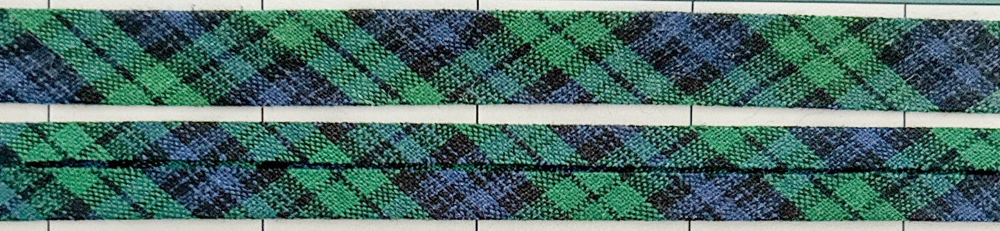 Tartan Bias Binding 12mm
