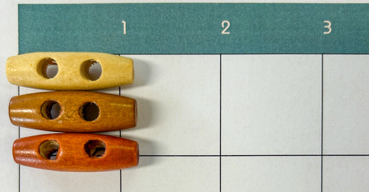 Wooden Toggle - Rounded Small