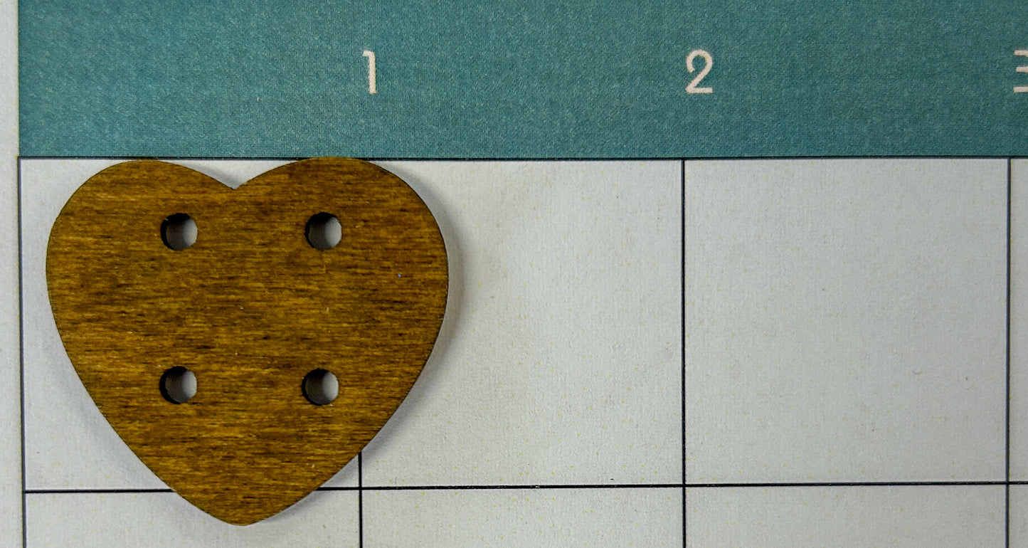 Laser Cut Wooden Decos and Buttons