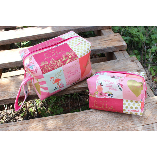 Box Zipper Pouches Pattern