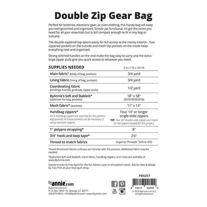 Double Zipped Gear Bag